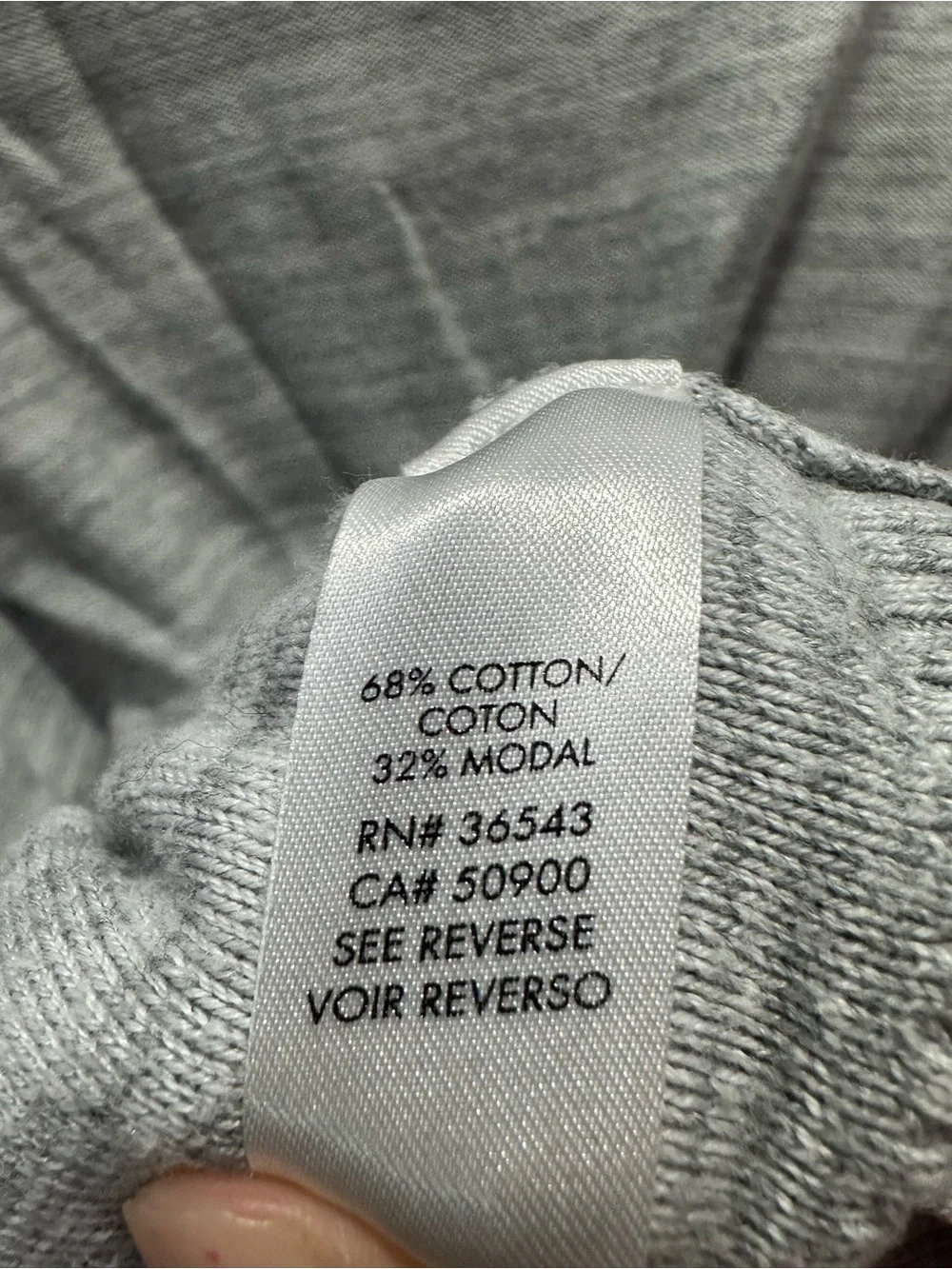 Calvin Klein Light Gray Zip-Up Knit Jacket